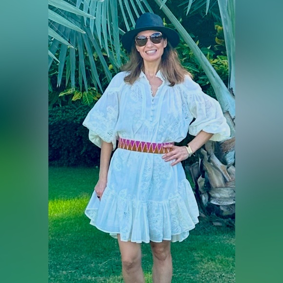 SOLd SOLD SOLD Gorgeous Zimmerman dress w slip and belt - worn once - size 1 - Picture 5 of 5